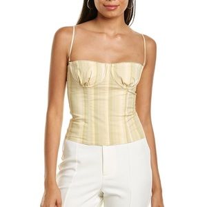 UNDERWIRE GOLDEN HOUR CORSET, BUTTERMILK MULTI, 4